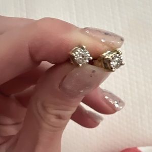 Diamond earrings (purchased from macys)